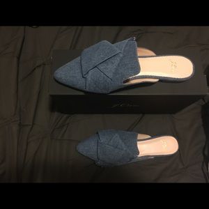 Jcrew Marina Denim Slide